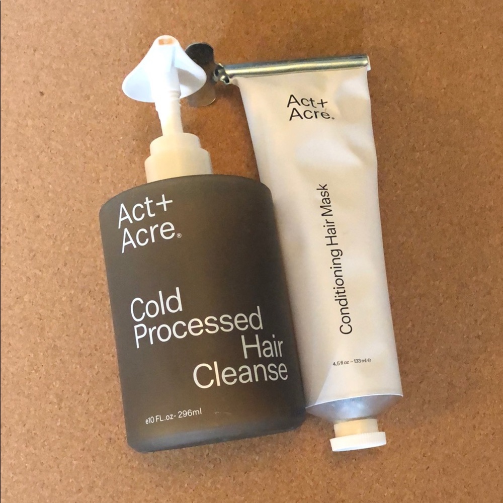 Act+Acre Hair Cleanse and Mask Set